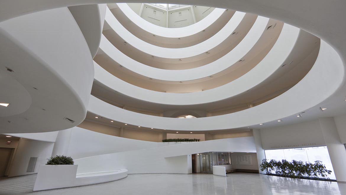 Interior of the Guggenheim Museum